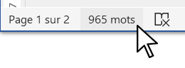Compteur de mots word